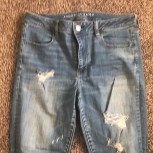 Super stretch hi rise American eagle jeggings
